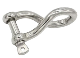 Скоба такелажная с поворотом 5 мм нерж (10014250)